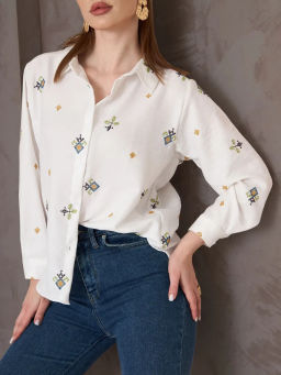 Женская рубашка с вышивкой Patiskha 3310