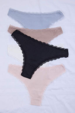 Cok Renkli 5li Suprem Brazilian Kalp Brazilian Kulot THMSS26KU00025 - Trendyolmilla фото 7