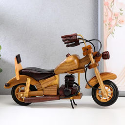 Фигурка дерево «Модель мотоцикла», 14×23.5×5 см, МИКС