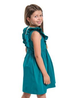 Платье в садик праздничное UD 7825 изумрудный - Mini maxi фото 3