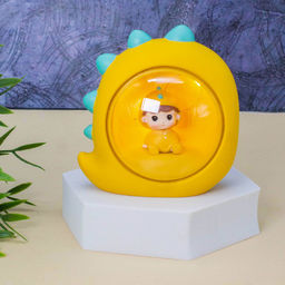 Ночник Baby dino, yellow (10 см), пластик