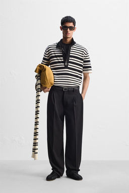 STRIPED KNIT LIMITED EDITION POLO SHIRT