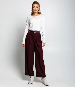 Брюки #КТ25993, тёмно-бордовый