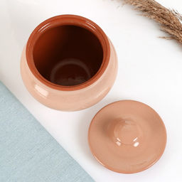 Горшочек для запекания Вятская керамика, 600 мл, бежевый