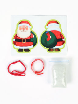 Елочная игрушка своими руками из ткани Дед Мороз, набор для творчества