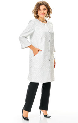 Жакет БелЭльСтиль 727 серебро фото 7