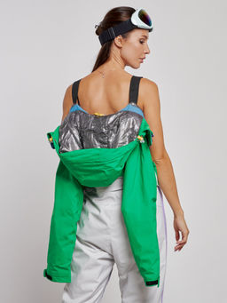 Горнолыжный комбинезон женский зимний зеленого цвета 2326Z - Mtforce фото 22