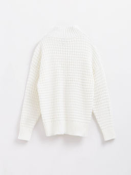 CONTE Джемпер объемного силуэта с воротником-стойкой LDK 220 - Conte elegant фото 10