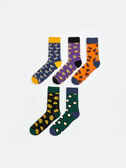 Desenli Erkek Soket ?orap 5li