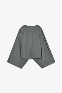 ASYMMETRIC FLOWING CAPE - Zara фото 6