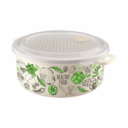 Емкость для холод. и микроволновой печи 0,95 л с декором арт. С31062,С42239,С31322 - Elfplast фото 3