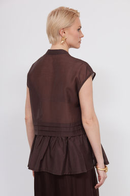 Блузка оверсайз с баской GRIOL  фото 3
