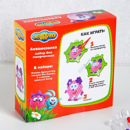 Аквамозаика для детей Смешарики Бараш и Нюша  фото 6