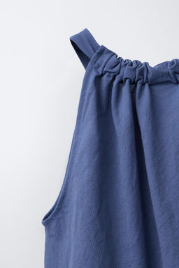 TOP CUELLO HALTER / Azul - Zara фото 2