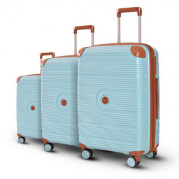 Набор из 3-х чемоданов с расширением 23101 Голубой