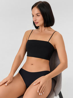 Цена за 2 штуки! Трусы бразилиана женские черные - Mark formelle фото 8