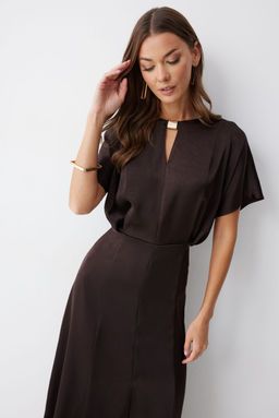 Платье LYUSHe 4210 коричневый фото 4