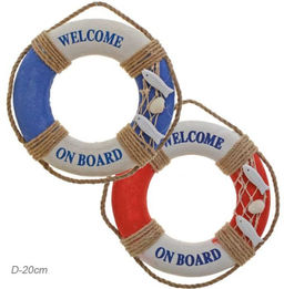 Спасательный круг декоративный Добро пожаловать на борт 19 см / AX20C /уп 100/ - Галеонтрейд фото 2
