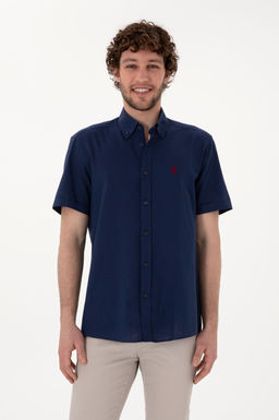 Erkek Lacivert K_sa Kollu G_mlek Sepette S_rpriz _ndirim