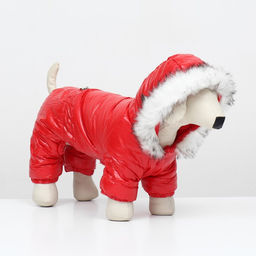 Комбинезон Глянец, размер S (ДС 24, ОГ 34, ОШ 24 см, до 5 кг), красный - Simaland фото 3