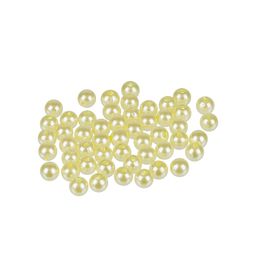 Бусина Zlatka пластик PB-1 6 мм 50 шт 2 шт №52 кремовый