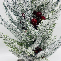 Декоративное новогоднее украшение - Зимняя веточка с ягодами (арт. 112) - Ип лебедев о.ю фото 3