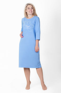 Сорочка Лаванда С-252а (44-60) футер с начесом