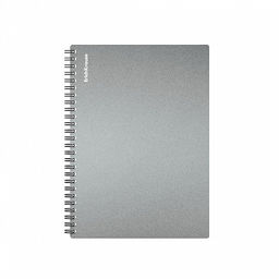 Цена за 2 шт. Тетрадь общая с пластиковой обложкой на спирали ErichKrause Ice Metallic, А5, 80 листов, клетка_MIX-PACK  фото 4