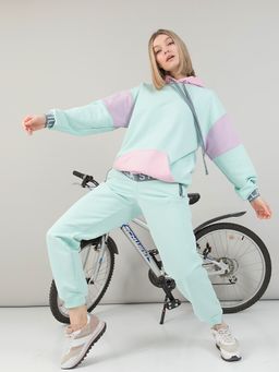 Джемпер комбинированный из футера - Stilla фото 6