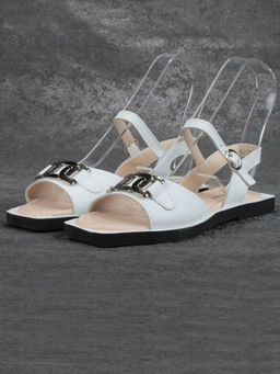 08-PED128-1 WHITE Босоножки женские (натуральная кожа) - No name фото 4