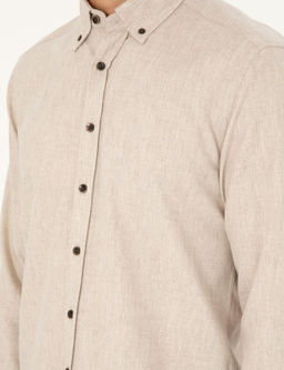 Bej Regular Fit Uzun Kollu G_mlek - Pierre cardin фото 7