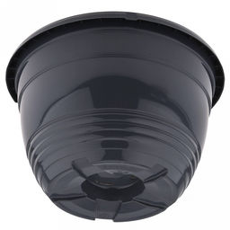 Горшок для цветов пластмассовый Глория 3,3л, д21,5см, h14см, антрацит (Россия) - Домашняя мода фото 5