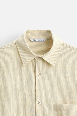 MODAL BLEND STRIPED SHIRT - Zara фото 7