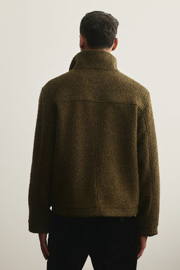 Chaqueta boucle de mezcla de lana Regular Fit - H&m фото 4