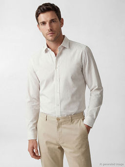 Рубашка мужская Slim Fit в полоску