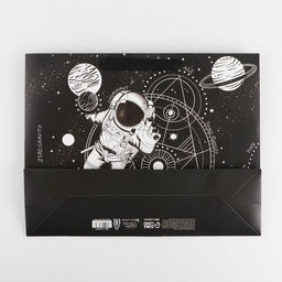 Пакет подарочный ламинированный, упаковка, «Galaxy», L 40×31×11.5 см