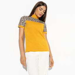 Водолазка комбинированная, С тобой вдвоём (chik) - Charutti фото 4