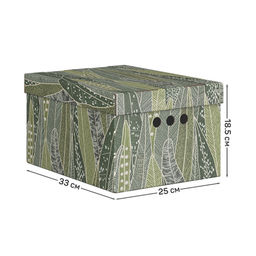 VAL GR-N-BC-3S Короба картонные, 25*33*18.5 см, набор 3 шт., GREEN NATURE, шт