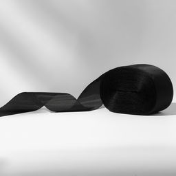 Лента капроновая, 50 мм, 100 5 м, цвет чёрный