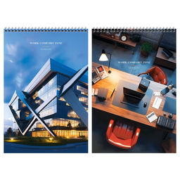 Блокнот А4 80л. на гребне "Офис" ("BG", Б4гр80 55923) твердая подложка