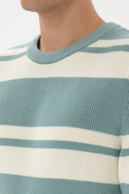 Erkek Regular Fit Bisiklet Yaka Mint Kazak - U.s. polo assn фото 7