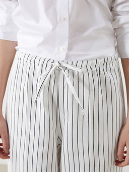 Wideleg ?izgili Kad?n Jean Pantolon