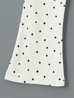 Beli Lastikli Puantiyeli K?z ?ocuk Tayt - Waikiki фото 2