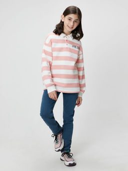 ACOOLA / Брюки джинсовые (утепленные) детские для девочек Newt синий