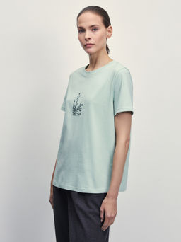 Футболка из хлопка / Zarina  фото 4