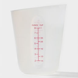 Стакан мерный Доляна, 250 мл, пластик, белый