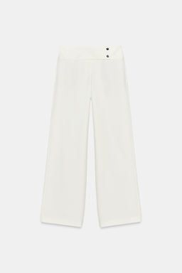 LOW-RISE STRAIGHT-LEG TROUSERS - Zara фото 10