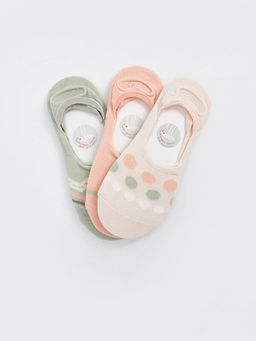 Desenli Kad?n Babet ?orap 3l?