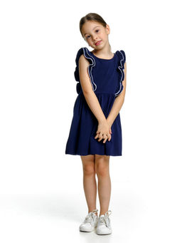 Платье для девочки UD 1541 синий - Mini maxi фото 3