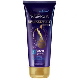 Белита Сила гиалурона Маска-филлер Керапластика, горячее обертывание д/повр.волос (200мл).04.2026